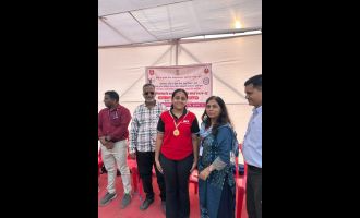 Manasvi Wins Gold in Archery